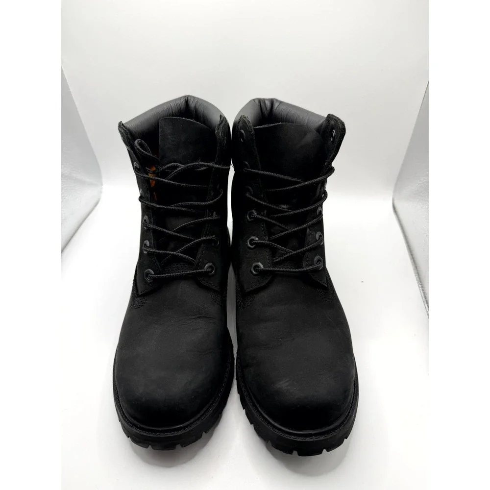 Timberland Premium 6-Inch TB08658A001 Womens‎ 7 M Black Leather Waterproof Boot